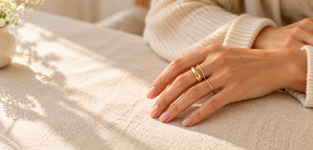 How to Stack Rings Without Looking Overdone