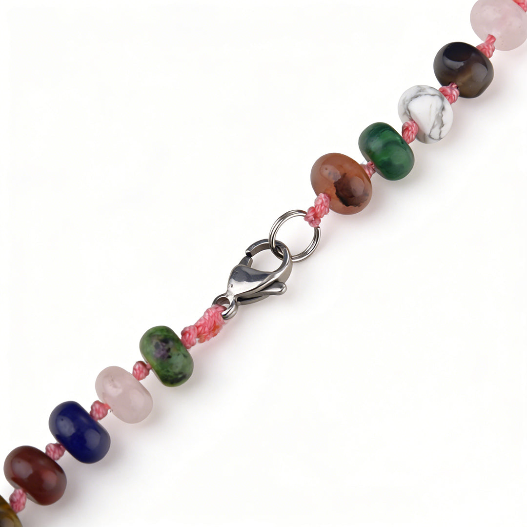 Ever P. bohemian accessories designed for layering, featuring high-quality natural stone textures.