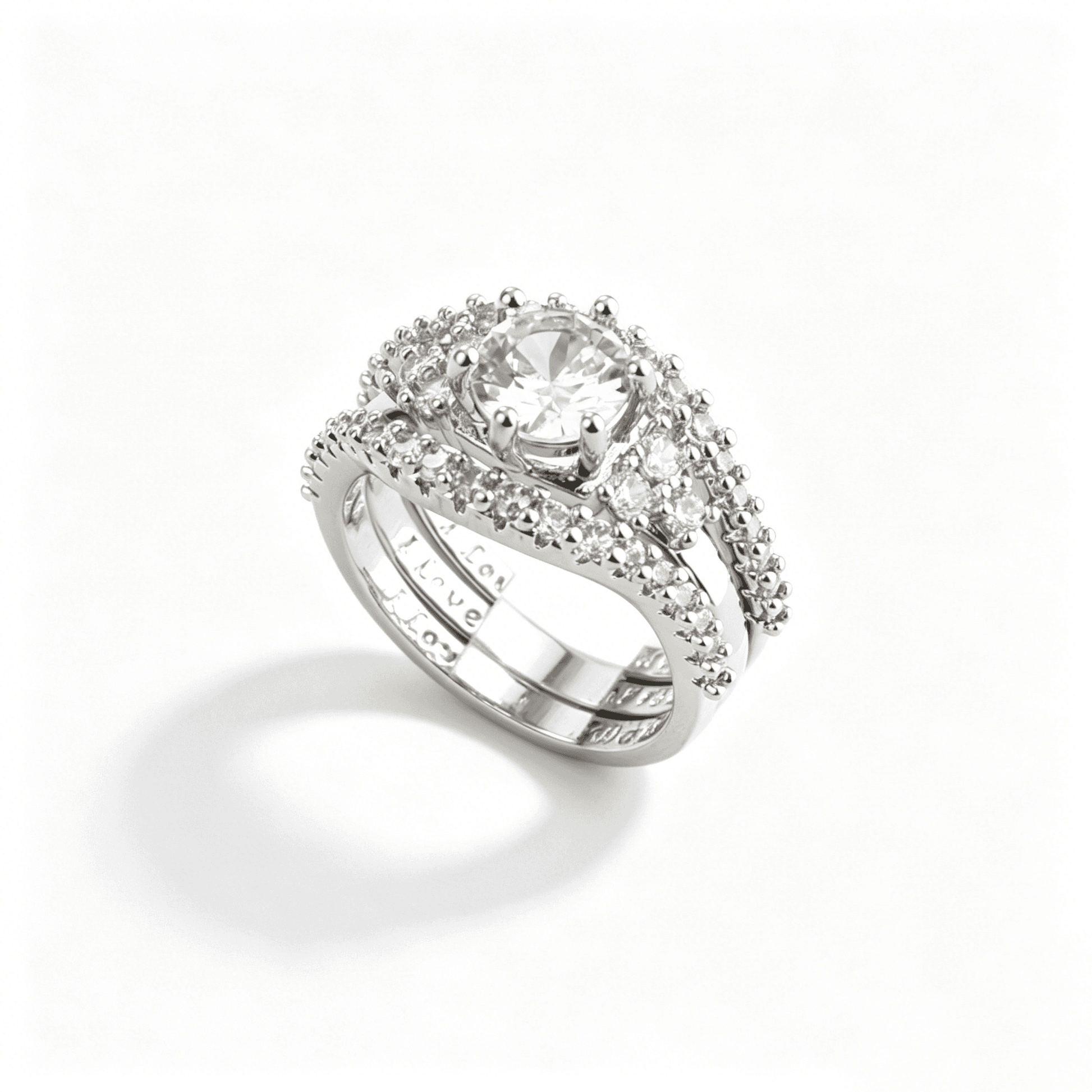 Versatile stackable jewelry featuring three unique dainty gold rings designed for effortless everyday layering.