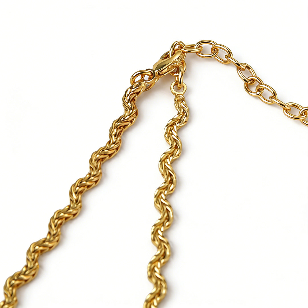 Ever P. luxury green crystal necklace, a tarnish-free and timeless jewelry gift.