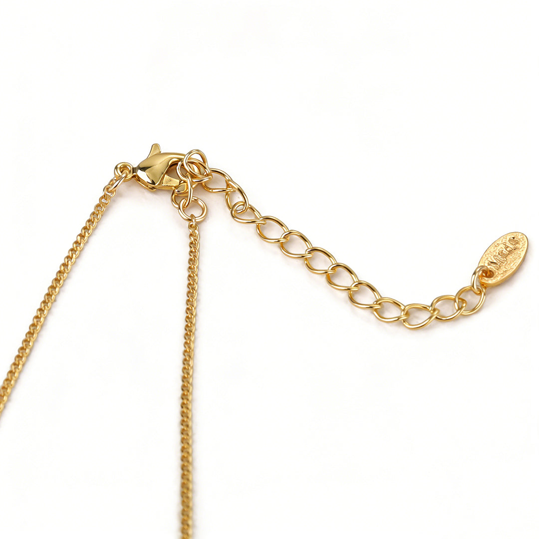 Ever P. symbolic pea pod pearl necklace, a tarnish-free and unique jewelry gift.