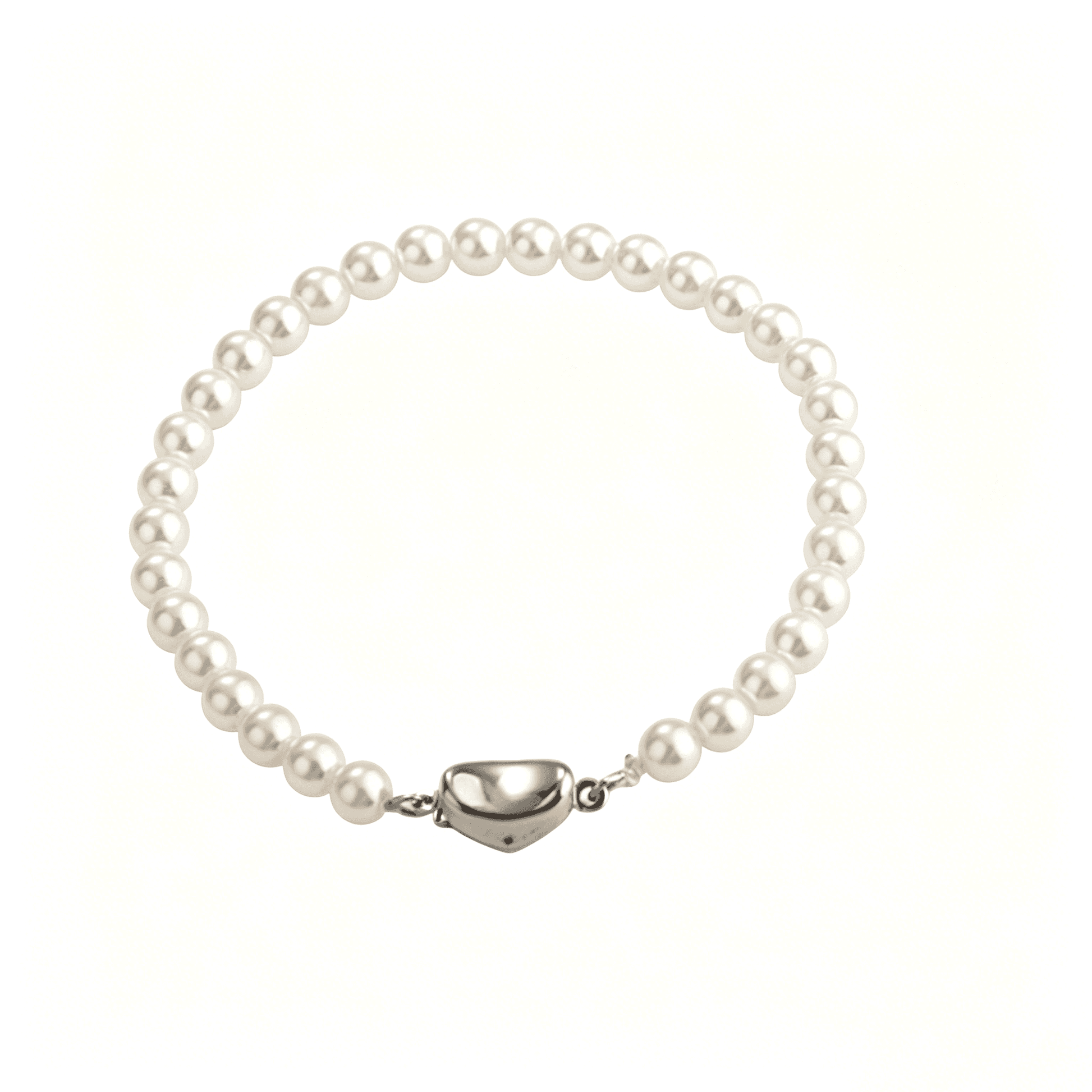 Wrist-wearing perspective showcasing how the dainty beaded bracelet styles effortlessly for an old money look.