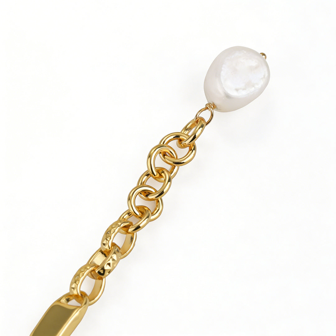 High-quality white natural pearl showing brilliant luster and unique surface texture.