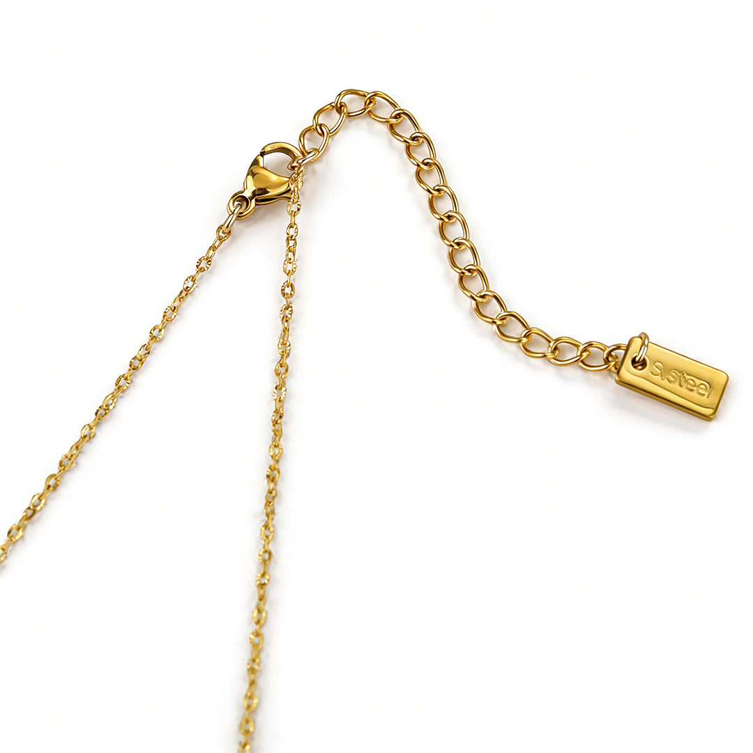 Tarnish-free minimalist gold jewelry, a high-polish and durable gift for her.