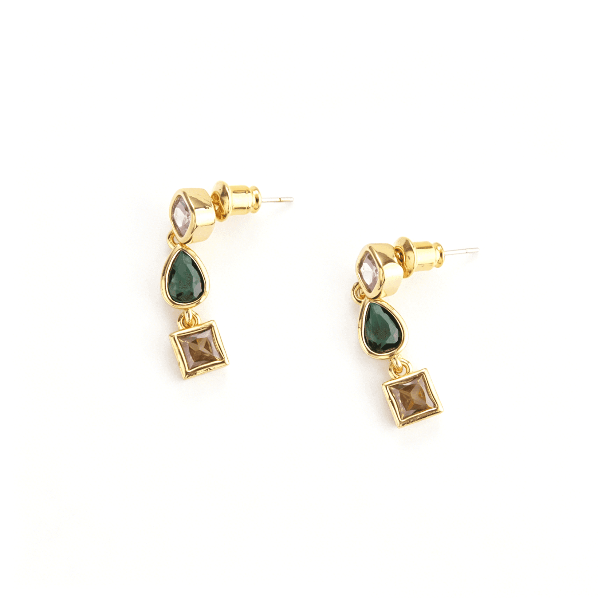 Vintage Art Deco Multi-Color Cluster Earrings | Ever P. – Ever P